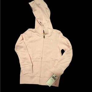 Ralph Lauren Polo Children's Light Pink Zip-Up Hoodie